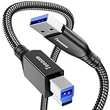 Teeaam USB 3.0 Kabel 1M USB A-Stecker zu USB B-Stecker Datenkabel bis zu...