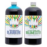 Rainbow Slush Sirup AZO FREI | 2x1 Liter Flasche | Konzentrat für Slushy...