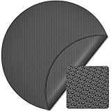 Wiltec Pool Solarfolie Ø 3,6 m, schwarz, Poolheizung aus 400 µ starkem PE...