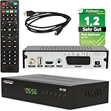 RED Opticum AX 150 Sat Receiver mit Aufnahmefunktion PVR, Digital...