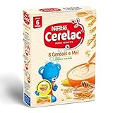 Zubereitung für Milchbrei mit 8 Getreidesorten und Honig, Hekunftsland...