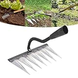 Garden Harke, Schwerlast Gartenrechen Metal Kohlenstoffstahl Garten Rechen,...