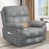 YONISEE Fernsehsessel Relaxsessel Elektrisch Massagesessel mit...