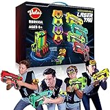 Vatos Wiederaufladbares Laser Tag Set – 4 Pack Lasertag mit Empfängern...