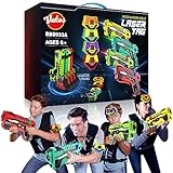 VATOS Wiederaufladbares Laser Tag Set –4 Pack Lasertag mit Empfängern...