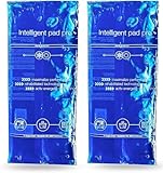 2 Stück - XXL Kühlpads 29x12 cm - MADE IN GERMANY - Kühlakkus Gel blau,...