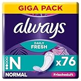 Always Dailies Slipeinlagen Damen Fresh & Protect Normal (76 Binden), Giga...