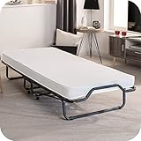 Beautissu Gästebett klappbar 90x200 cm – langlebiges & faltbares...