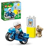 LEGO 10967 DUPLO Polizeimotorrad, Polizei-Spielzeug für Kleinkinder ab 2...