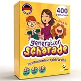 ZENAGAME Generation Scharade Familien Spiele - Scharade Spiel Kinder -...