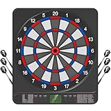 Elektronische Dartscheibe I E-Dartboard für Erwachsene I 12 Dartpfeilen &...