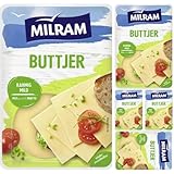 Milram Buttjer rahmig-mild Käse Butterkäse 150 gramm x 5 Pieces...