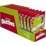 12 Beutel a 160g Skittles Crazy Sours aubonbons a 160g Kaudragees in...