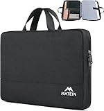 MATEIN Laptophülle 15,6 Zoll, Laptop Hülle Wasserdicht Laptoptasche...