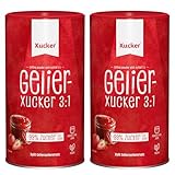 Xucker 3:1 Gelierxucker mit Xylit 2x 1kg - leckere Gelierzucker Alternative...