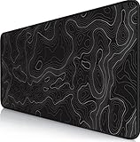 Owege Gaming Mauspad XXL 900 x 400 mm Artistic Curve Mousepad Groß...