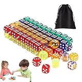 Standard-Spielwürfel, Standard Farbwürfel Set - 100-teiliges...