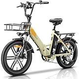 KAISDA E-Bike Klappbar 20 Zoll Fatbike – 36V20.8Ah Doppelakku, bis...