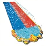 BANZAI Splash Sprint Racing Slide – XXL Doppel-Wasserrutsche (4,88 m) –...