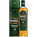 Bushmills Single Malt Whiskey. 10Jahre, 40% 0,7L