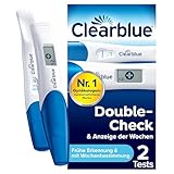 Clearblue Schwangerschaftstest Kombipack Double-Check Früh & Woche, 2...