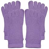 DEARMAMY 2 Paar Damen Zehensocken aus Baumwolle Elastische Kurze...