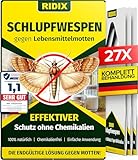 Ridix® Schlupfwespen gegen Lebensmittelmotten [3 Lieferungen mit je 9...