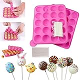 BEIAOSU Cake Pop Formen Backen, 100 Sticks Pop Cake Mould,...