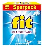 fit Classic Tabs 40 Stück - Geschirrspül-Tabs für Spülmaschinen -...