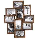 SONGMICS Bilderrahmen-Collage, Fotorahmen Familie, für 10 Fotos je 10 x 15...
