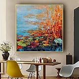 YMXCNM Ölbilder Auf Leinwand Handgemalt, Moderne Abstrakte Kunst...