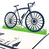 LIMAH® Pop Up Geburtstagskarte Fahrrad-Karte 3D Geschenkkarte Sport-Karte...