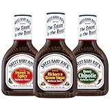SWEET BABY RAY'S 3er SET - HICKORY/BROWN SUGAR BBQ + HONEY CHIPOTLE BBQ +...