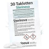 JB White Puritabs Sterinova 30x Wasser Rudergerät Tabletten gegen Algen,...