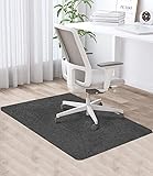 Bürostuhl Unterlage, 90 x 120 cm, Schwarz, Bodenschutzmatte bürostuhl,...
