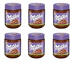 6x Milka Spread Crema Spalmabile di Nocciole Haselnusscreme Streichfähige...