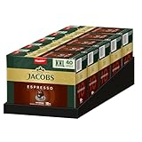 Jacobs Kaffeekapseln Espresso Intenso, Megapack XXL, Intensität 10/12, 5 x...
