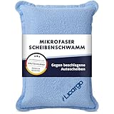 LICARGO Mikrofaser Scheibenschwamm [2in1] - Gegen Beschlagene Autoscheiben...