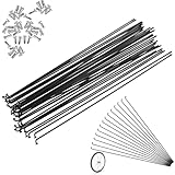 TULEBOLIAN 36pcs Fahrradspeichen,289mm/11.38in, mit 36 Nippel,14G J Bend...
