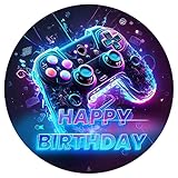 J&M DECO Essbare Tortenaufleger - Geburtstag - Gamer Motiv -...