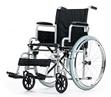 REHASHOP Rollstuhl Karibu - Sitzbreite 46 cm - Fußstützen und Armlehnen...