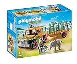 PLAYMOBIL Wild Life 6937 Rangergeländewagen mit Anhänger, Ab 4 Jahren