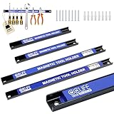 CCLIFE 4tlg Magnetleiste Werkzeug 37cm & 23cm 15kg & 9kg Magnetschiene...