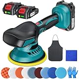 XIAZIR Polishing Schnurlose Poliermaschine - 6-Zoll-Autopolierer mit 2...