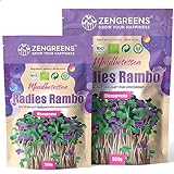 ZenGreens® - Bio Radieschen Sprossen Samen - Wähle zwischen 200g und 500g...