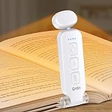 Gritin Leselampe Buch Klemme, USB Wiederaufladbare Klemmleuchte für Lesen...