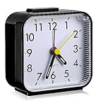 Birshe Analoger Wecker Leise Ohne Ticken Lauter Alarm Geräuschlos...