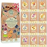 Bio Bienen Blumen Samen Set – 12 Sorten samenfeste Bio Blumensamen –...
