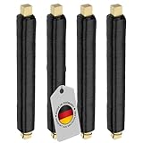 ECENCE 4X Blumendraht verzinkt, 0,65mm Basteldraht, Wickeldraht lose auf...
