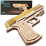 UGEARS Wolf-01 Gummiband Pistole aus Holz - 3D Puzzle Modellbausatz...